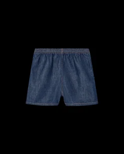 Monkey Denim Shorts Indigo>The Animals Observatory