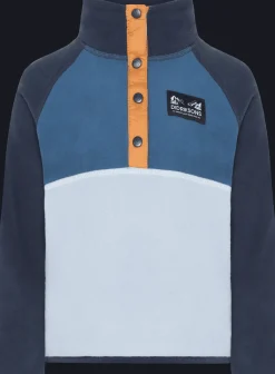 Monte Kids 4 Halvknapp Jumper Cloud Blue>Didriksons Discount