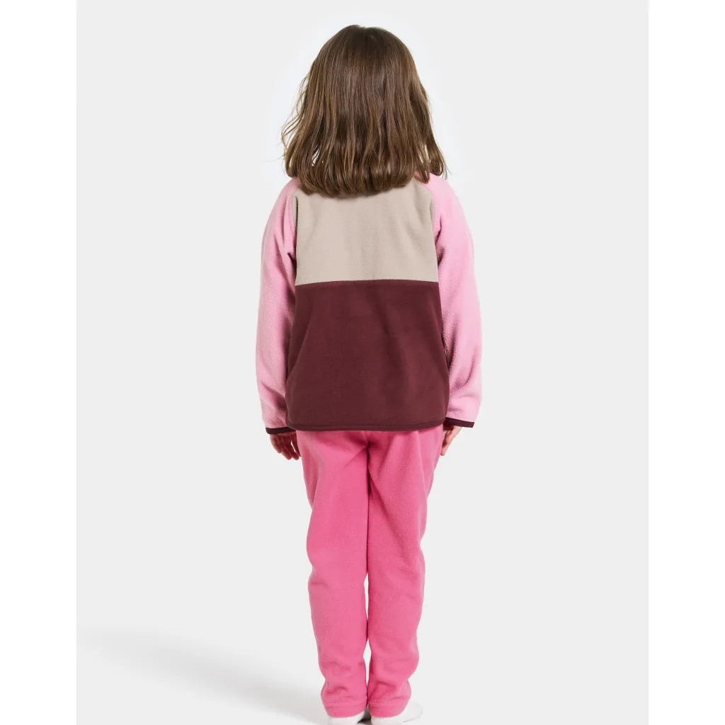 Monte Kids 4 Halvknapp Jumper Anemon Red>Didriksons New