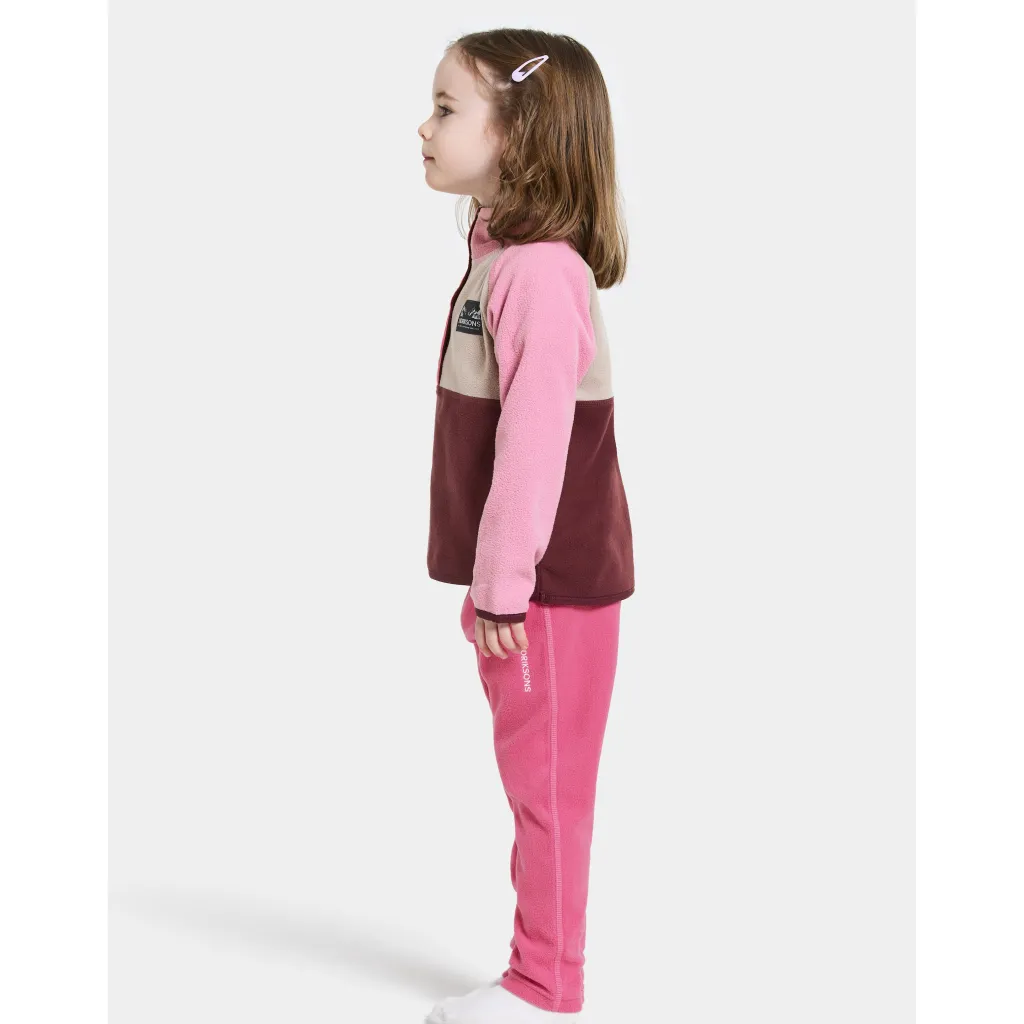 Monte Kids 4 Halvknapp Jumper Anemon Red>Didriksons New