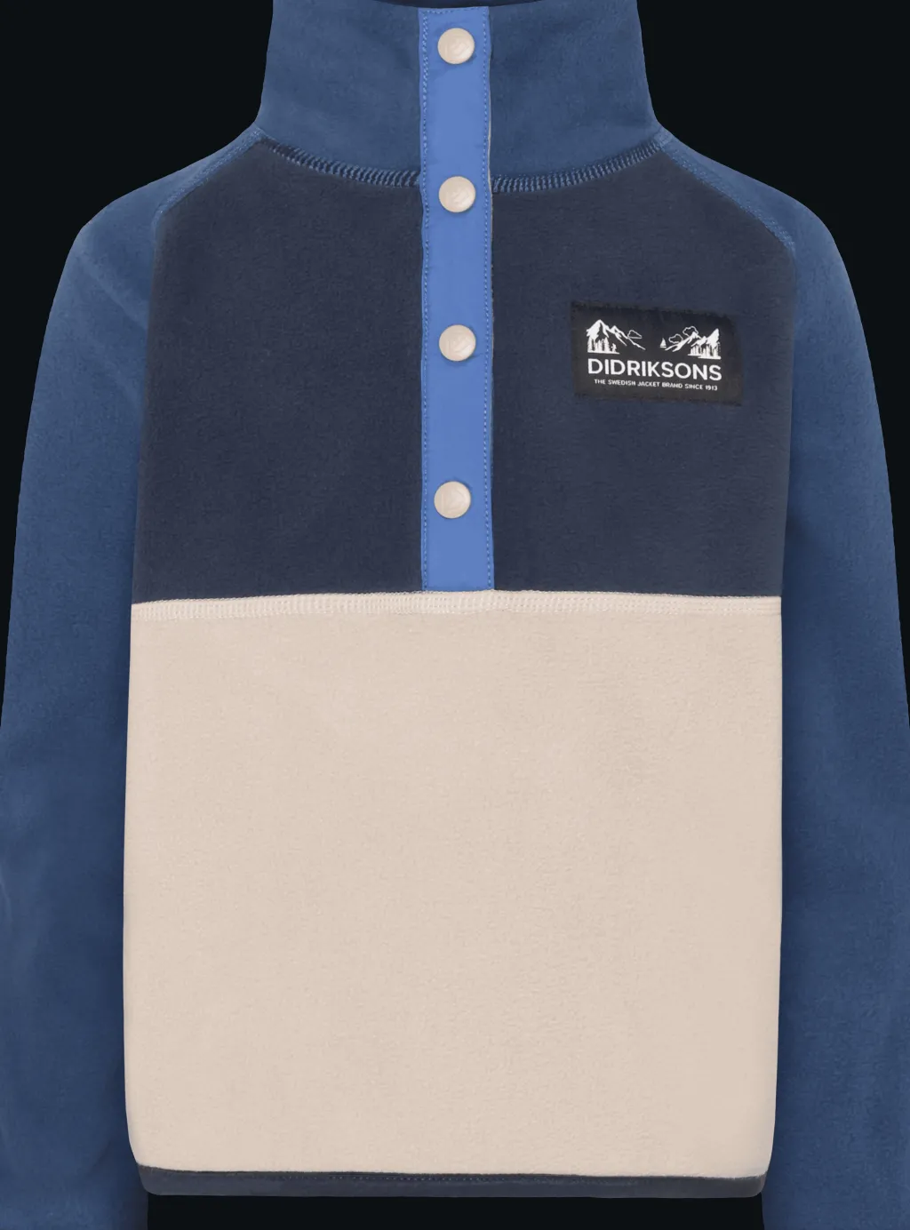 Monte Kids 4 Halvknapp Jumper Beach Beige>Didriksons Online