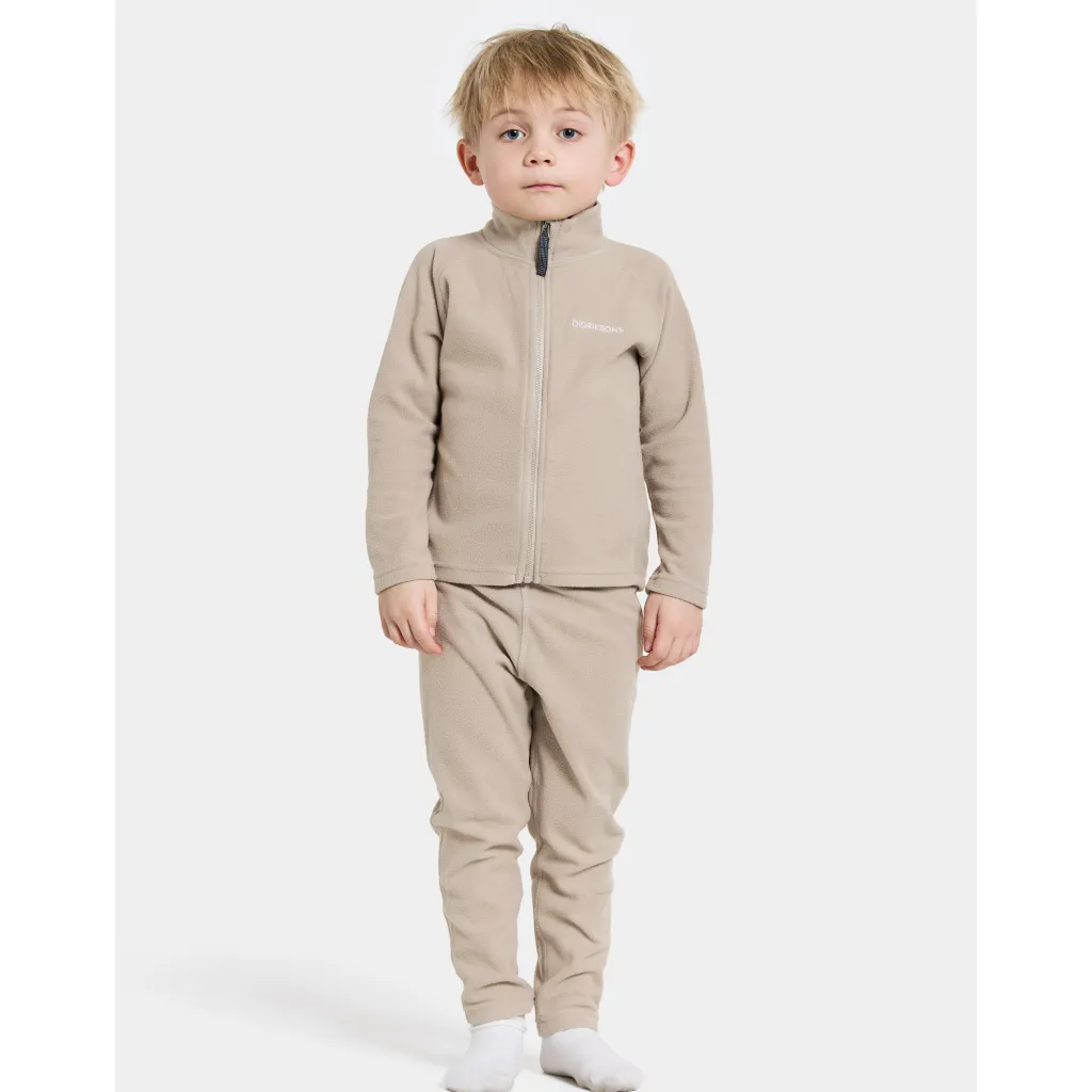 Monte Kids 10 Jumper Med Hel Dragkedja Beach Beige>Didriksons Sale