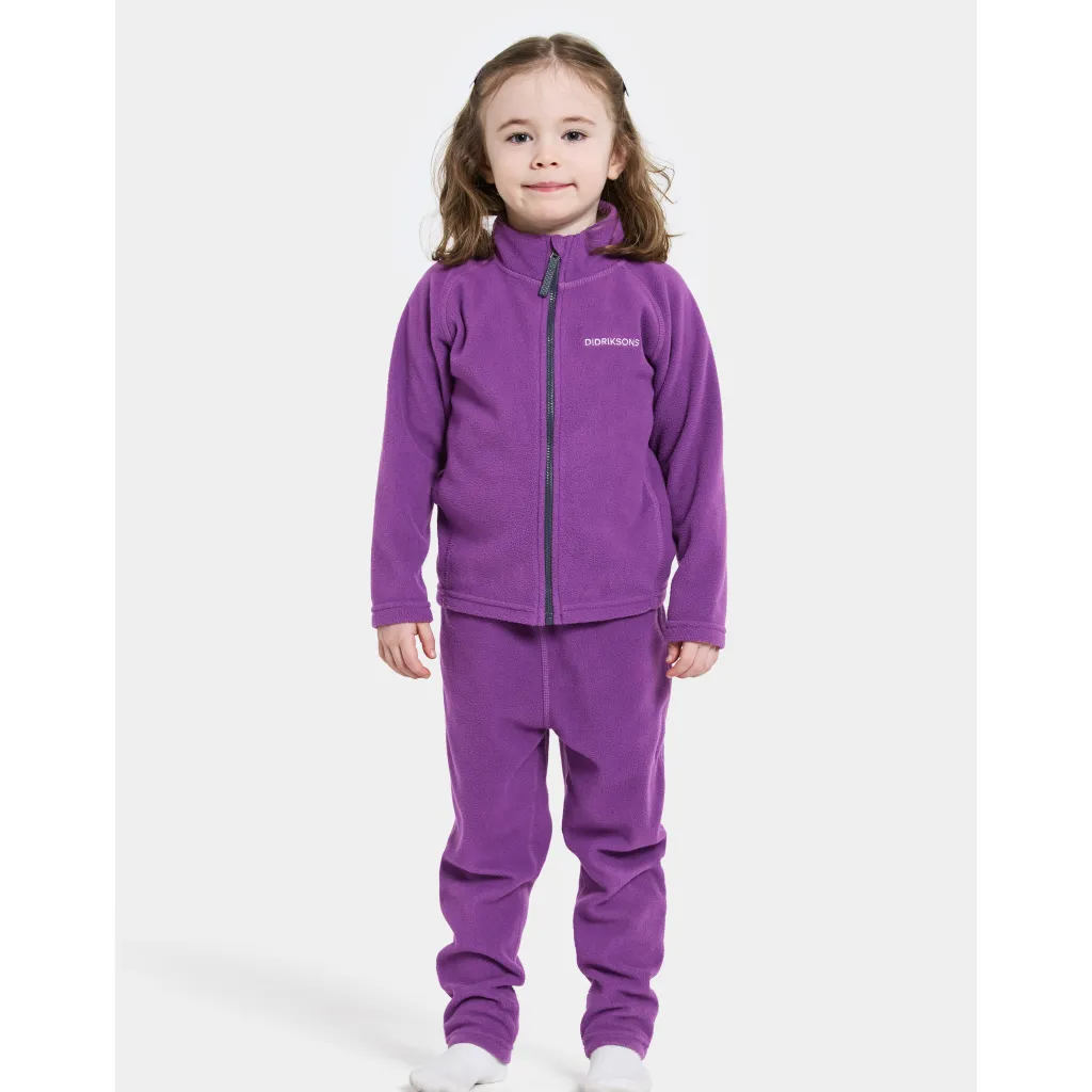 Monte Kids 10 Jumper Med Hel Dragkedja Royal Purple>Didriksons Sale