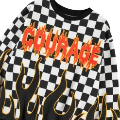 Monti Sweatshirt Check On Fire>Molo Sale