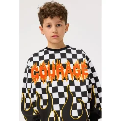 Monti Sweatshirt Check On Fire><noscript><img width=
