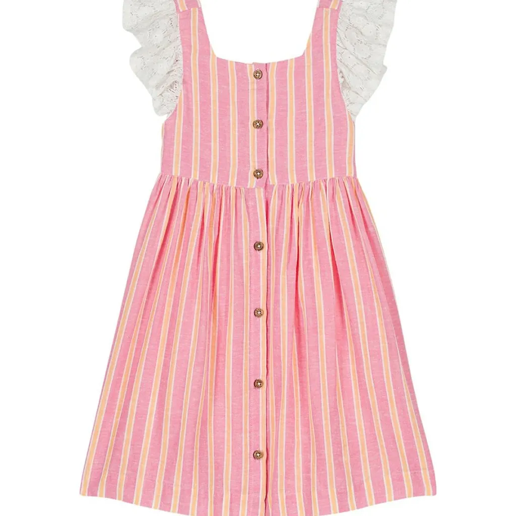 Moonie Klänning Pink Gelato Stripes>Louise Misha Clearance