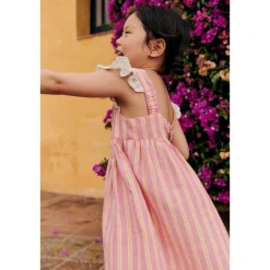 Moonie Klänning Pink Gelato Stripes><noscript><img width=