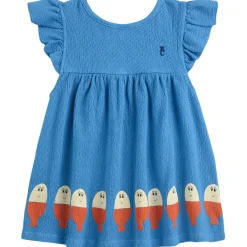 Morning Egg Baby Klänning Med Rufs Blue>Bobo Choses Best