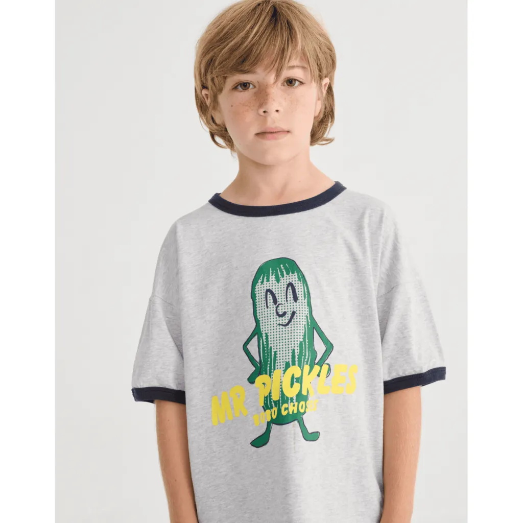 Mr Pickles T-shirt Heather Grey>Bobo Choses New