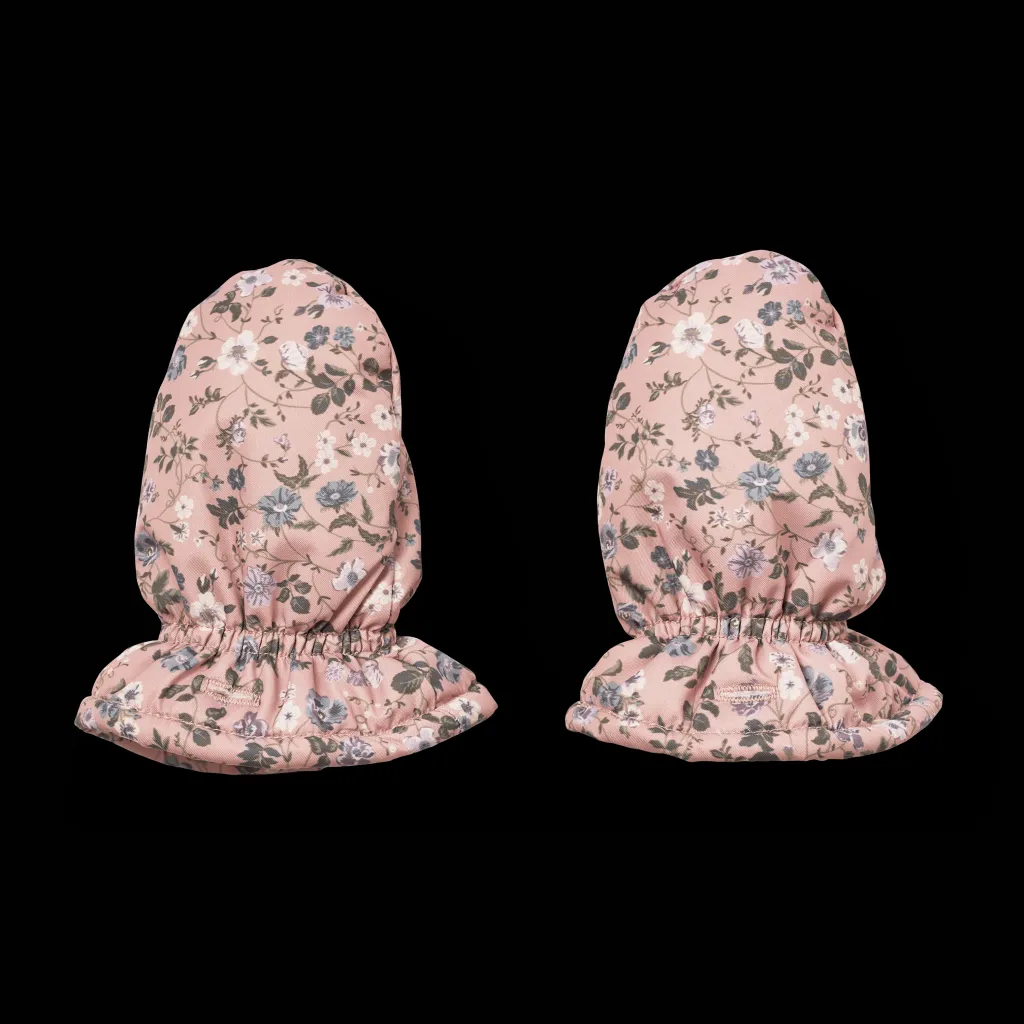 Muffu Vadderade Babyvantar Rose Powder Flowers>Wheat New