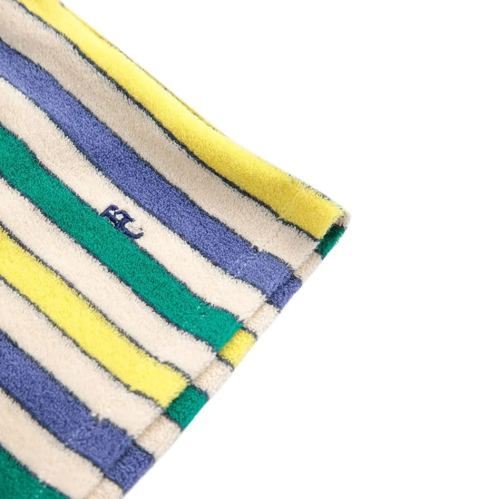 Multicolor Stripes Bermudashorts I Frotté Off White>Bobo Choses Hot