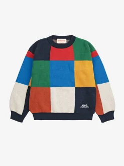 Multicolor Tiles Jumper Multicolor>Bobo Choses Hot