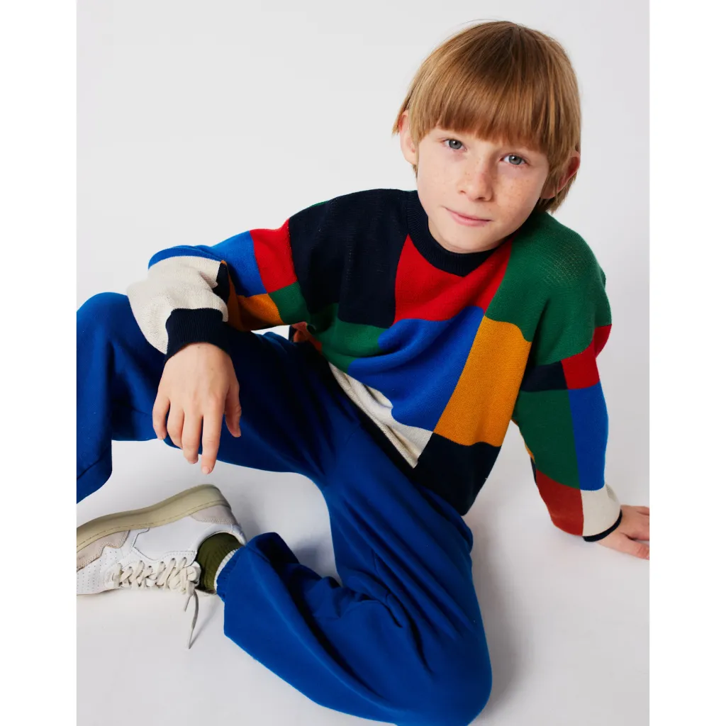 Multicolor Tiles Jumper Multicolor>Bobo Choses Hot