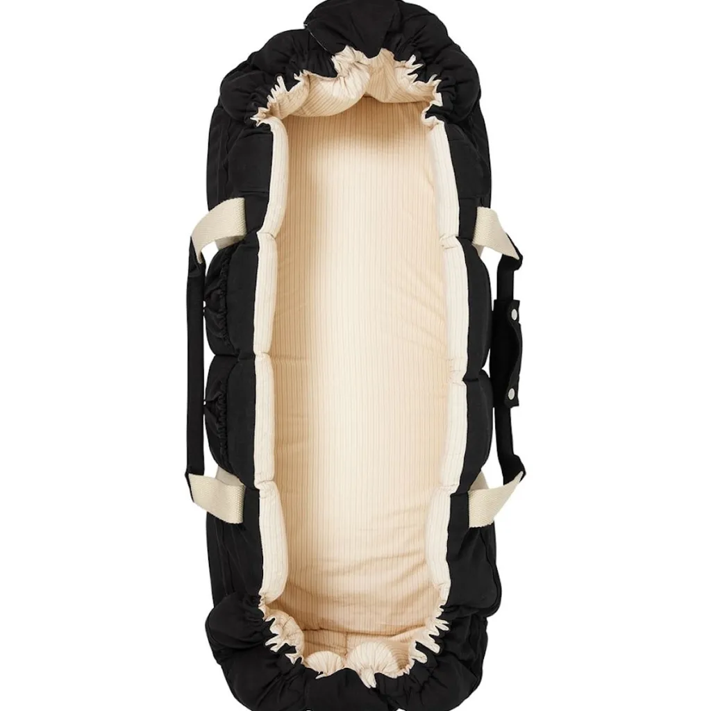 Multifunktionell Babylift Black W. Cream Solid Stripe>Copenhagen Colors Best