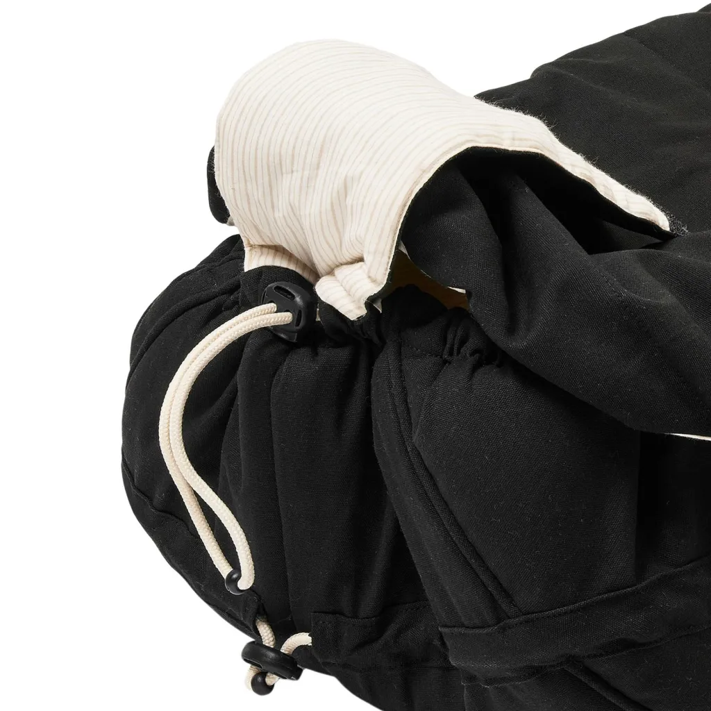 Multifunktionell Babylift Black W. Cream Solid Stripe>Copenhagen Colors Best