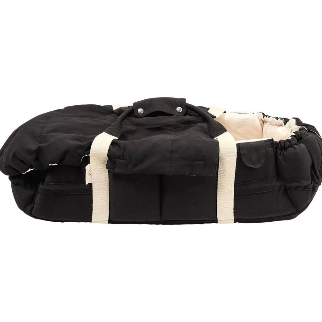 Multifunktionell Babylift Black W. Cream Solid Stripe>Copenhagen Colors Best
