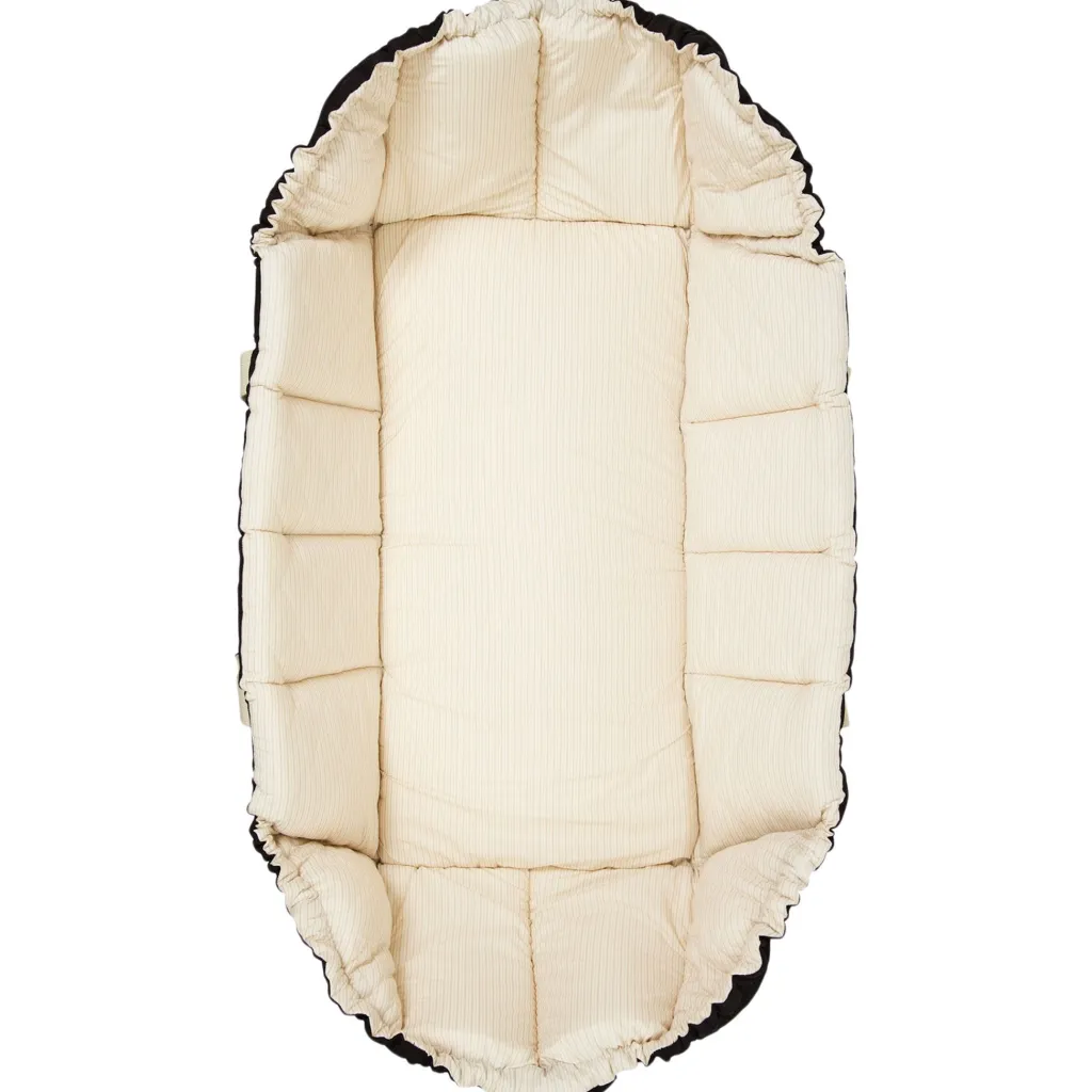 Multifunktionell Babylift Black W. Cream Solid Stripe>Copenhagen Colors Best
