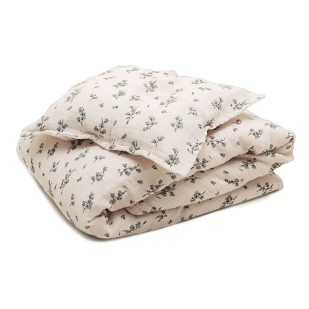 Muslin Junior Påslakan Set 100 x 130 SE Bluebell>garbo&friends Discount