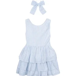 Nalani Klänning White Swan Striped>The New New