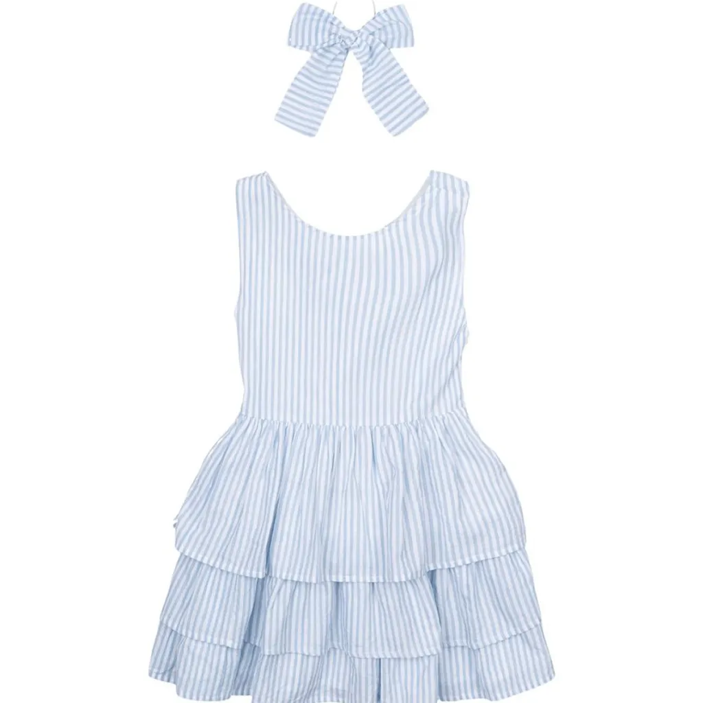 Nalani Klänning White Swan Striped>The New New