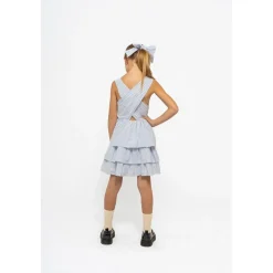 Nalani Klänning White Swan Striped><noscript><img width=