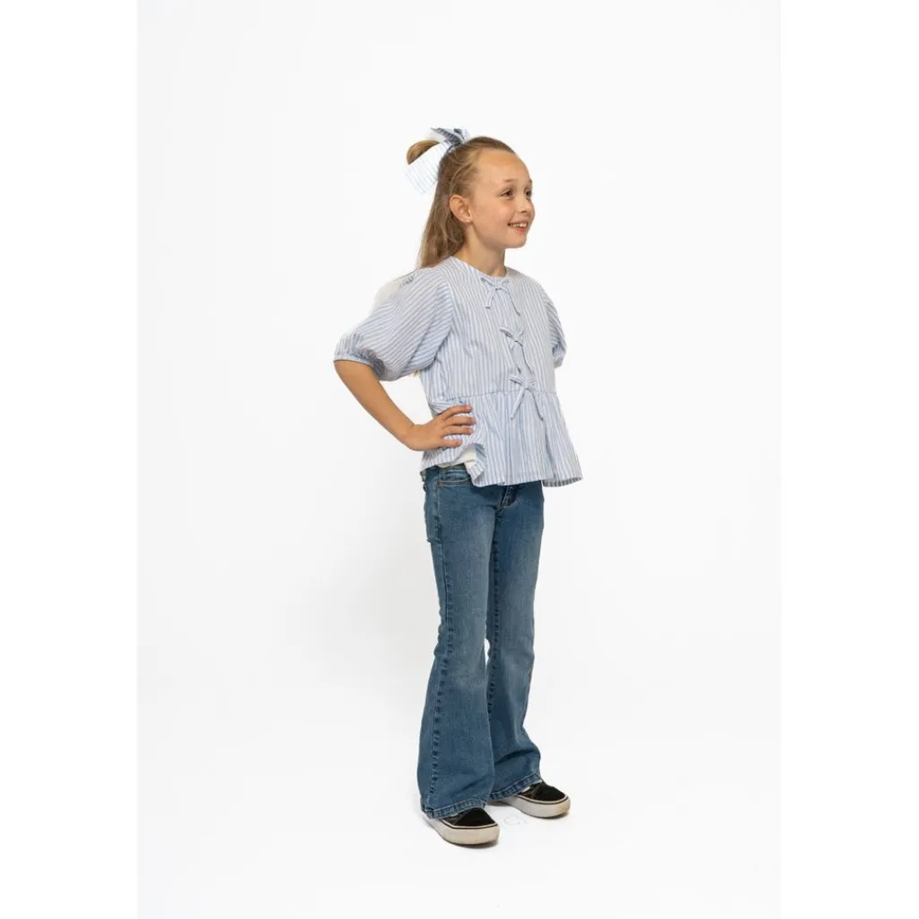 Nalani Topp White Swan Striped>The New Best