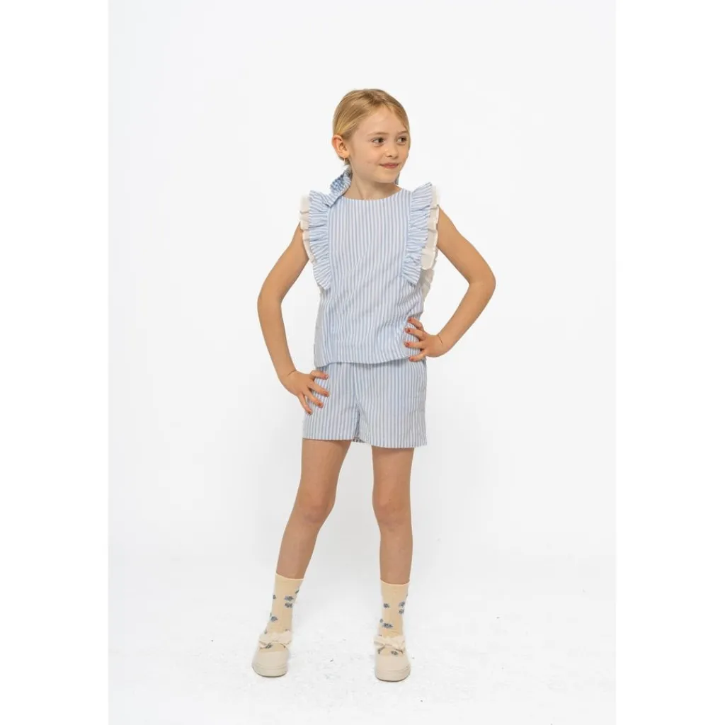 Nalani Topp White Swan Striped>The New Best