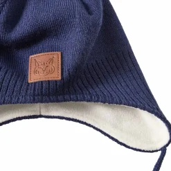 Narvik Helmet Beanie Med Fleecefoder Navy><noscript><img width=