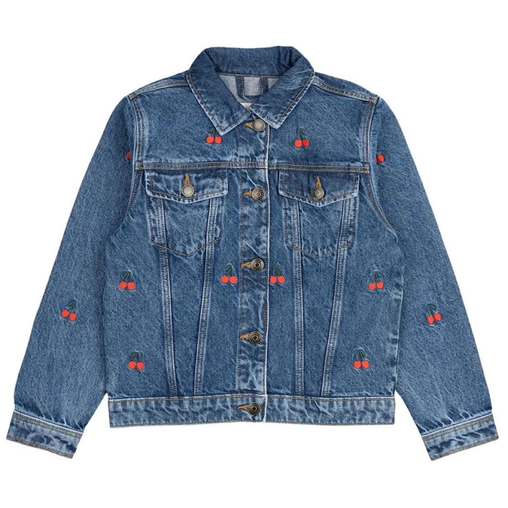Natalia Jeansjacka Medium Blue Denim>The New Best