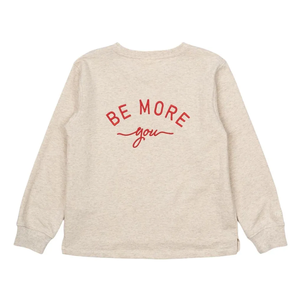 Natasha Sweatshirt Oatmeal Melange>The New Online