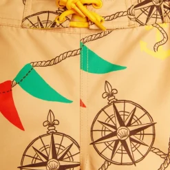 Nautical Mönstrade Badbyxor Beige>Mini Rodini Discount