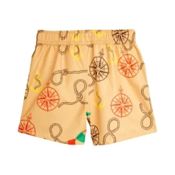 Nautical Mönstrade Badbyxor Beige><noscript><img width=