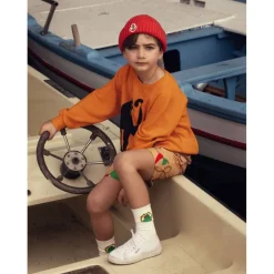 Nautical Mönstrade Badbyxor Beige><noscript><img width=