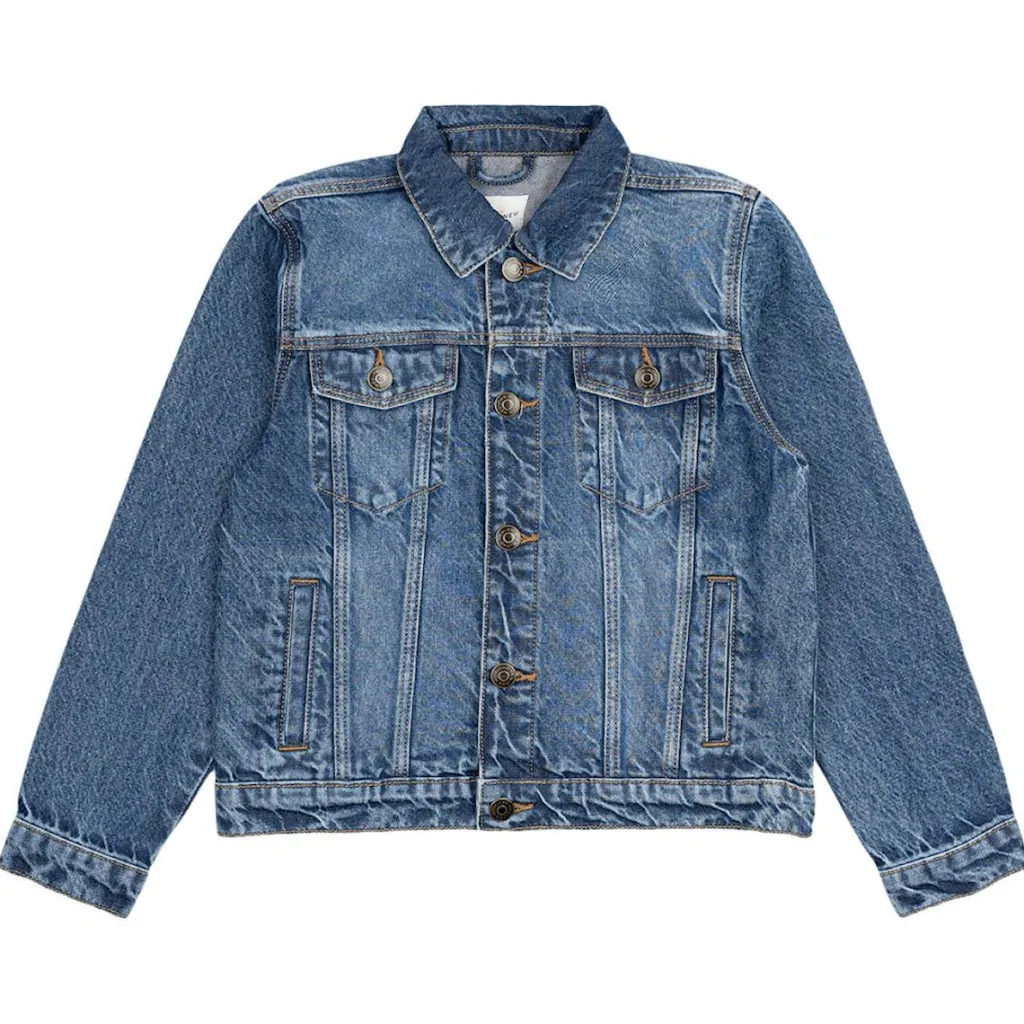 Navis Jeansjacka Medium Blue Denim>The New Best
