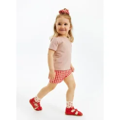 Nelly Shorts Poppy Red Check>The New Siblings Online