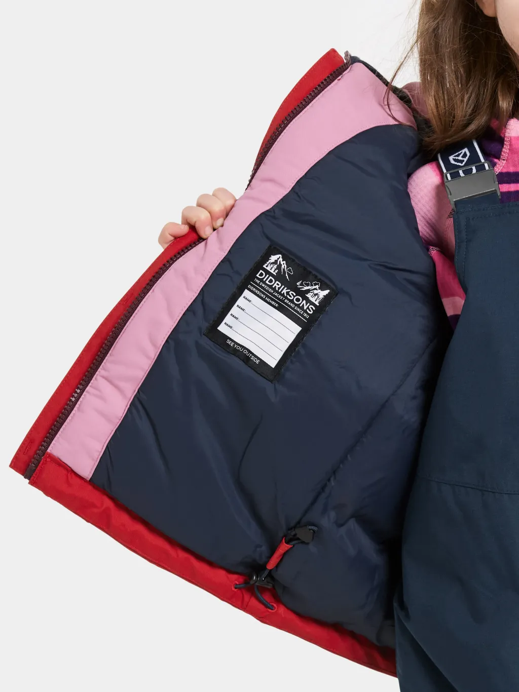 Neptun Kids 4 Jacka Pomme Red>Didriksons Outlet