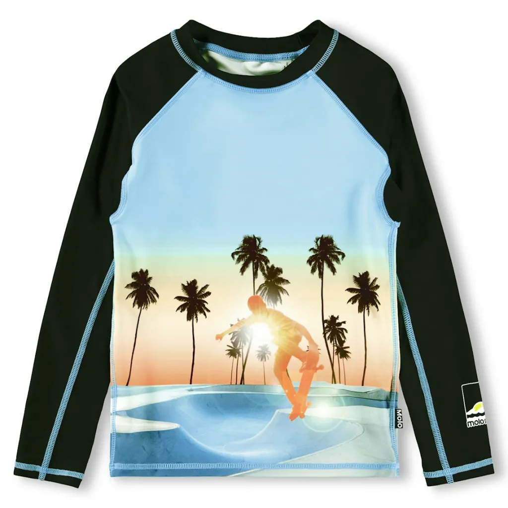 Neptune LS Badtröja Sunrise Skate>Molo Discount
