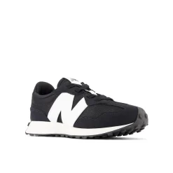 327 Kids Bungee Lace Black>New Balance Discount