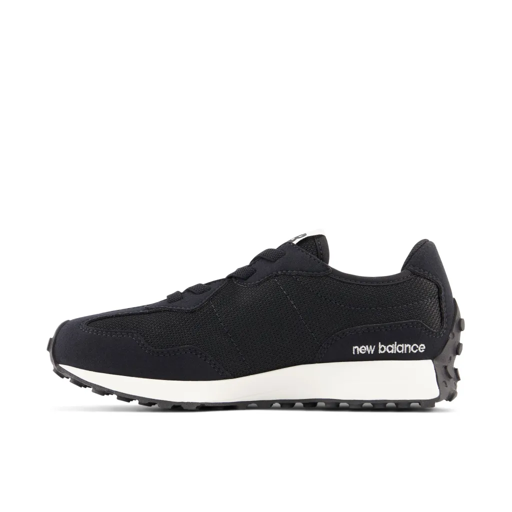327 Kids Bungee Lace Black>New Balance Discount