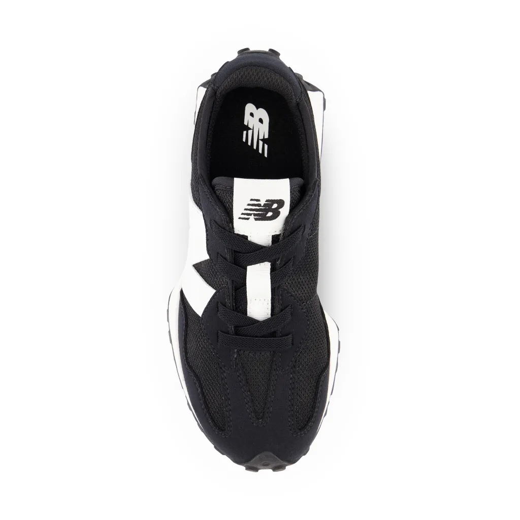 327 Kids Bungee Lace Black>New Balance Discount