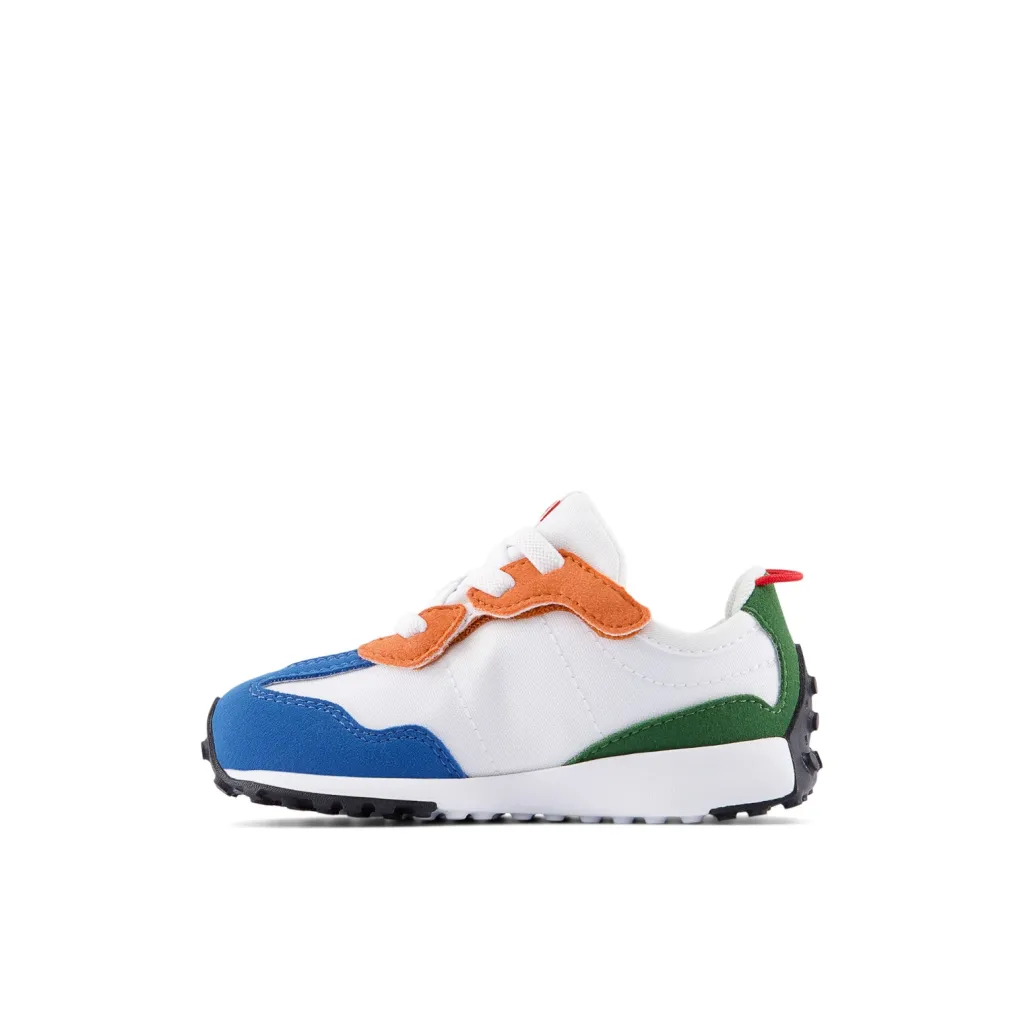 327 Kids New-B Hook & Loop White>New Balance