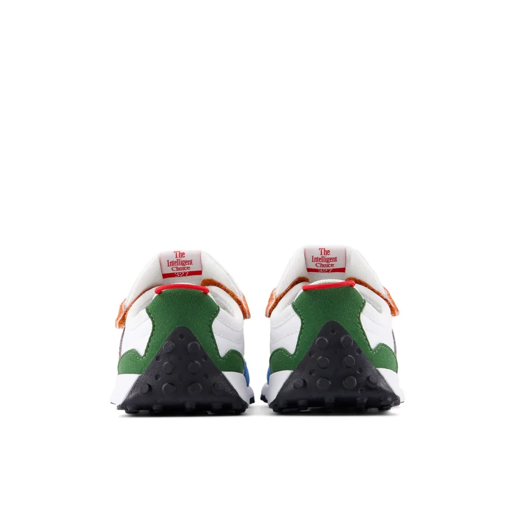327 Kids New-B Hook & Loop White>New Balance