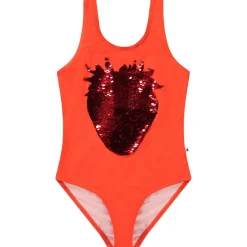 Nika Baddräkt Glitter Strawberry>Molo