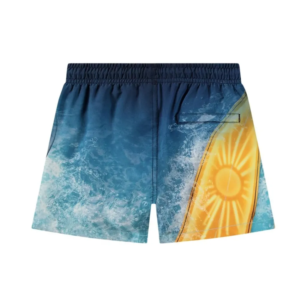 Niko Boardshorts Surf Art Blue Chill>Molo Hot