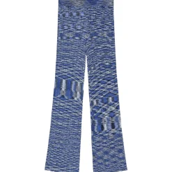 Nikole Leggings Blue Mouliné>Molo Sale