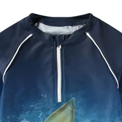 Noble T-shirt Surf Art Blue Chill>Molo Outlet
