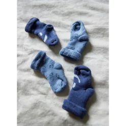 Nodda Strumpor Dusty Blue>Molo Discount