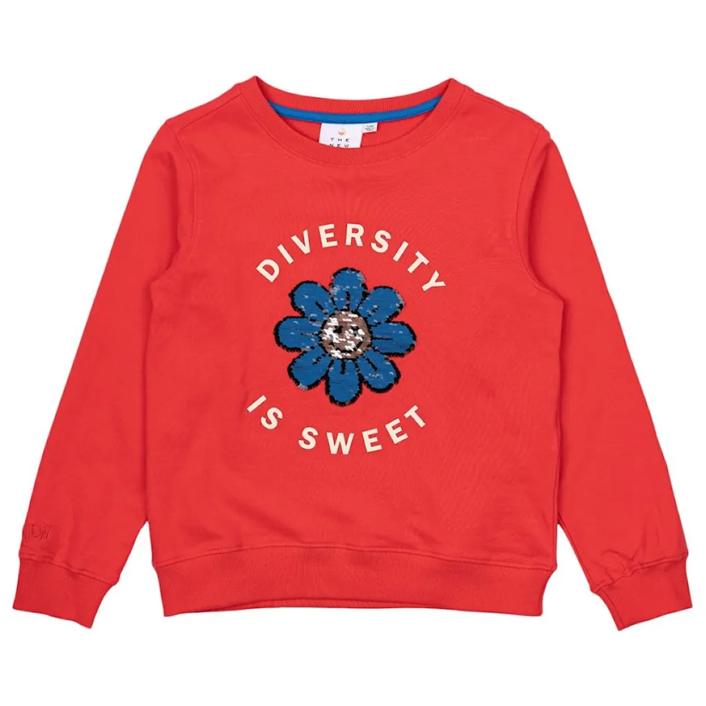 Norna Sweatshirt Poppy Red>The New Discount