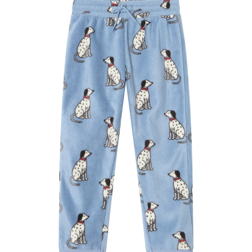Northpole Fleecebyxor Dove Blue Dalmatian>Kuling Clearance