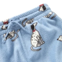 Northpole Fleecebyxor Dove Blue Dalmatian><noscript><img width=